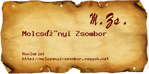 Molcsányi Zsombor névjegykártya