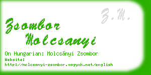 zsombor molcsanyi business card